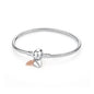 Original 925 Sterling Silver Bracelets Love Heart Moon Flower Butterfly Pave CZ Bracelets For Women DIY Jewelry Party Gift