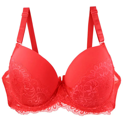 DaiNaFang Push Up Breathable Bras Bow 34/75 36/80 38/85 40/90 42/95 44/100 BCDE Cup Underwear For Women Plus Size Lingerie