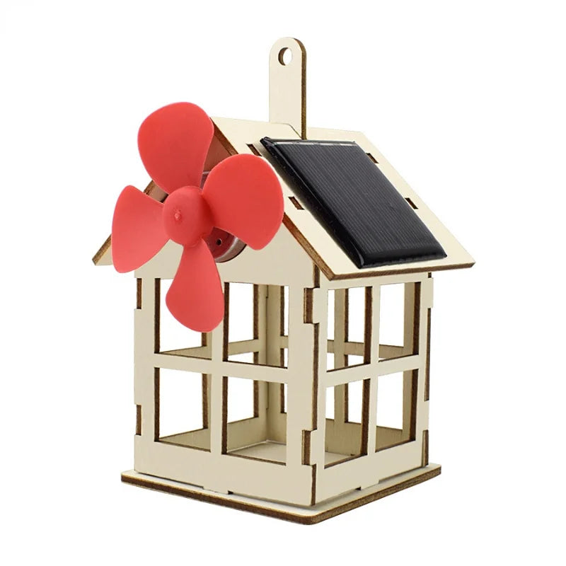 Solar Toy for Boy Windmill Science DIY Physics Educational Kit for Kid Model 2 in 1 Solar Power Technology Experiment Stem Gift