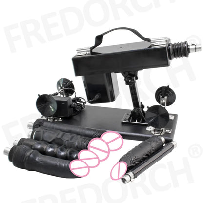 FREDORCH Upgraded Sex Machine for Women with Dildos Automatic Masturbation Machine Pump Gun Love Machine Couple Sex Toys