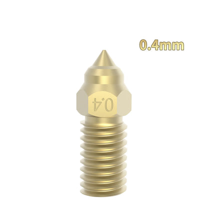 0.2/0.4/0.6/0.8mm For Elegoo Neptune 4 Nozzle Hardened/Stainless Steel Brass Nozzles 3D Printer Parts For Elegoo Neptune4 Nozzle