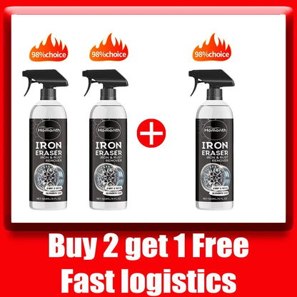 Multi-Purpose Rust Remover Spray | Strong Elimination of Rust & Iron Buildup, Ideal for Chrome Paint & Automotive Maintenance