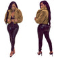 Women Coat Faux Fur Coats Sexy Short Jackets Turn Down Collar Long Maxi Loose Open Stitch Thick Warm Outerwear Autumn Winter