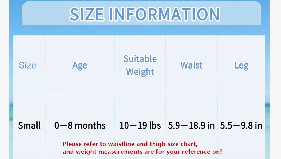 U PICK ALVABABY Swim Diaper Adjustable Swim Nappy for Swimming Lessons Fashion Design Swimming Nappy for Baby Under 8 Months