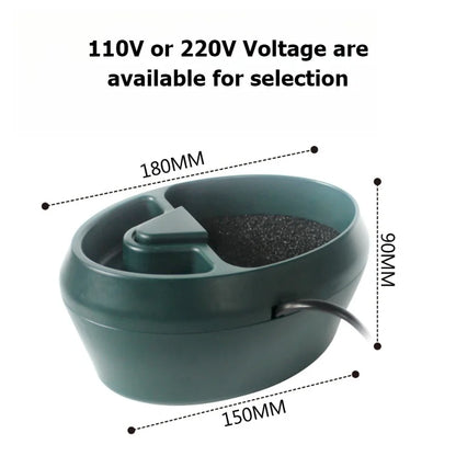 Reptile Water Dispenser Fountain Waterbowl with Food Storage Container Terrariums Accessories Feeding Supplies for Pet Chameleon