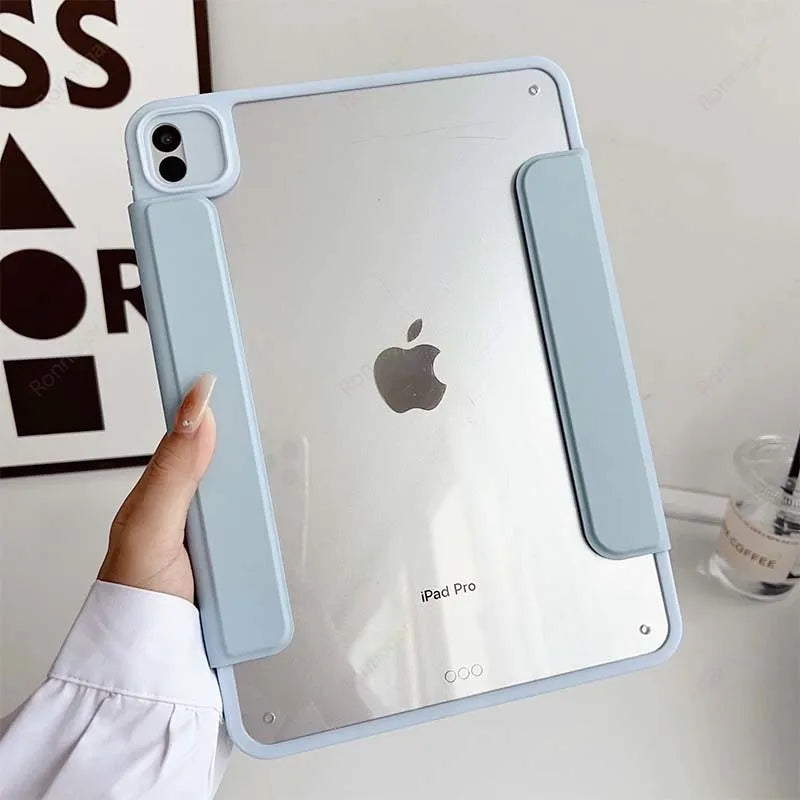 For 2026 iPad 12th A19 11th A16 Case Removable Magnetic Air11 13 M4 M3 Pro11 Pro12.9 Pro13 M2 M4 10 9th 10.2 10.9'' Air 4 5 10.5