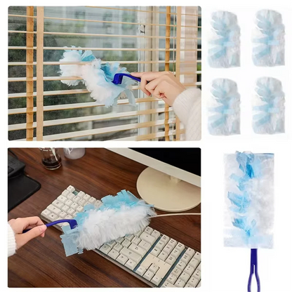 30 Pieces Duster Refills, Disposable Duster Refills Compatible for SwifferDuster HY
