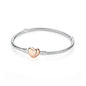 Original 925 Sterling Silver Bracelets Love Heart Moon Flower Butterfly Pave CZ Bracelets For Women DIY Jewelry Party Gift