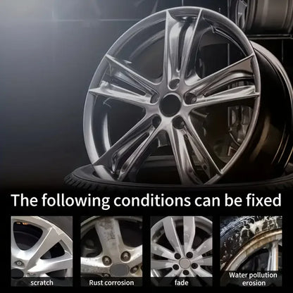 Automobile Hub Scratch Repair Paste, Aluminum Alloy Wheel Rim Chrome Restoration Agent, Tire and Hub Scratch Restoration Paint