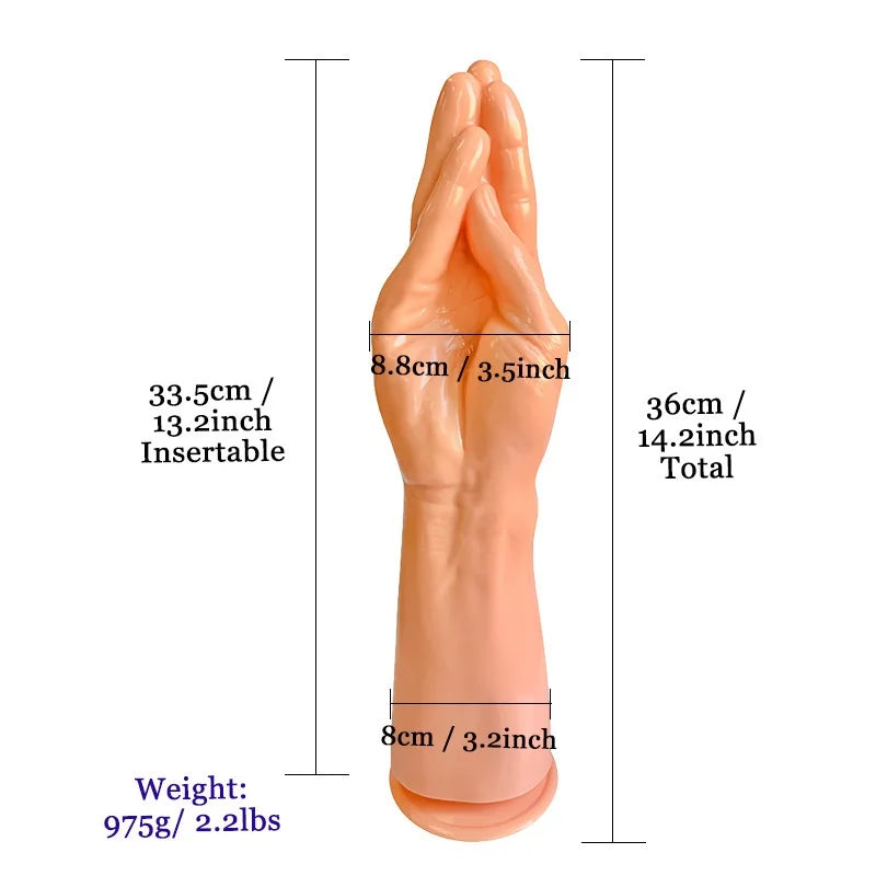 Fisting Hand Anal Plug Dildos Big Arm Butt Plug Anus Expansion Training Vaginal Stimulation Masturbatior Sex Toys for Women Man