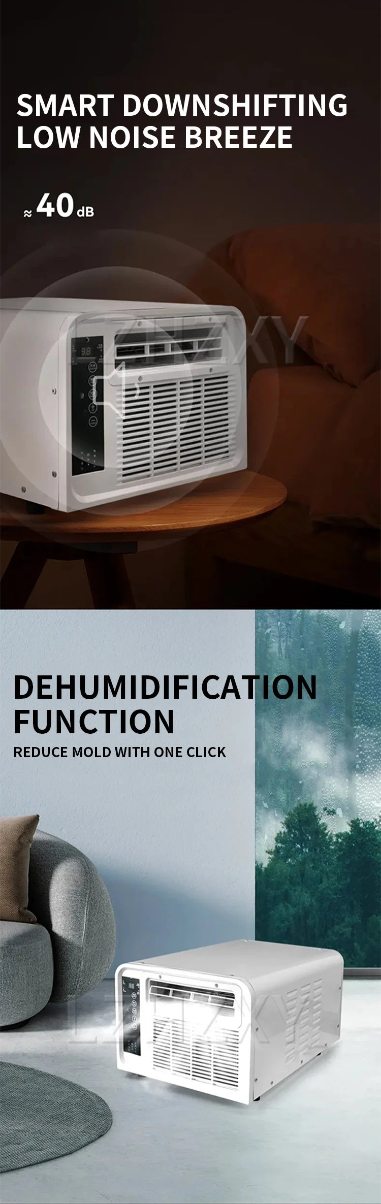 Dual-mode air conditioner with mosquito net and cooling function Outdoor portable air conditioner Electric auxiliary heating pet