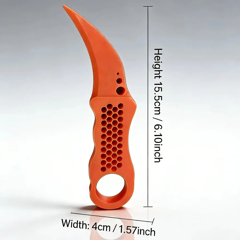 3D Printed Unboxing Tool, Anti-Slip Eco-Friendly Handle, Safe Portable Package Opener for Home Office Daily Use