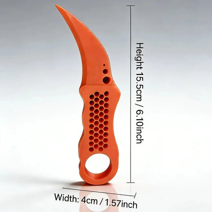 3D Printed Unboxing Tool, Anti-Slip Eco-Friendly Handle, Safe Portable Package Opener for Home Office Daily Use