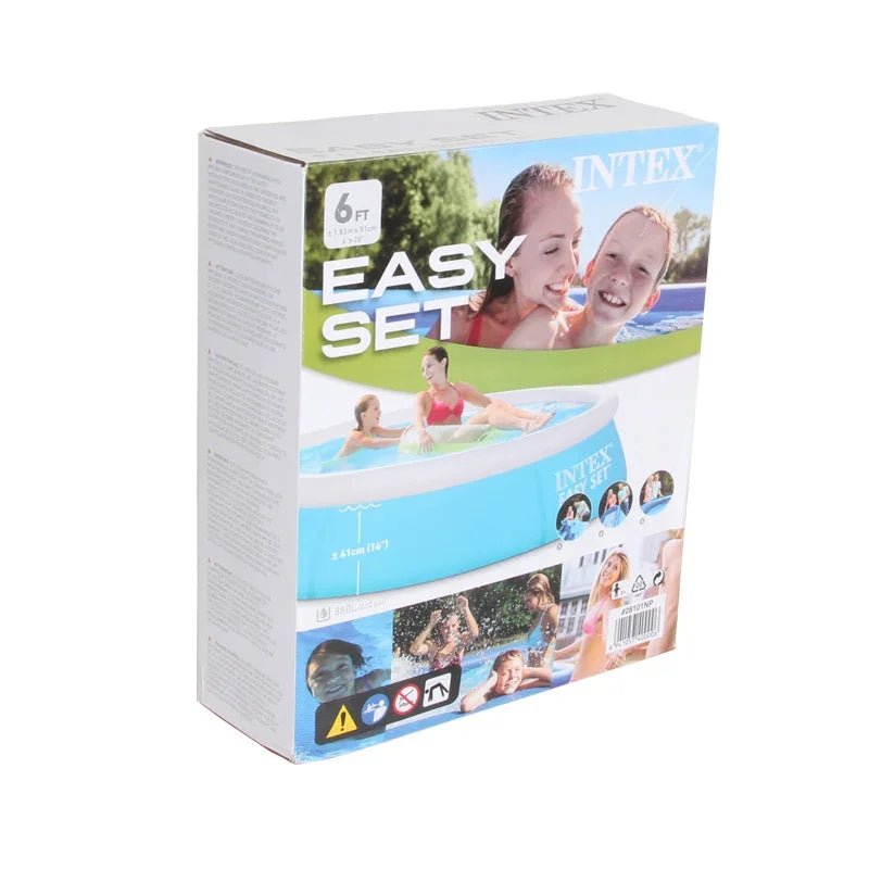 Removable Inflatable Pool Easy Set 3.05m X 76 cm or  Inches and Optional Cover - Instant Assembly 1942 or 3077 Liters Triple Layer