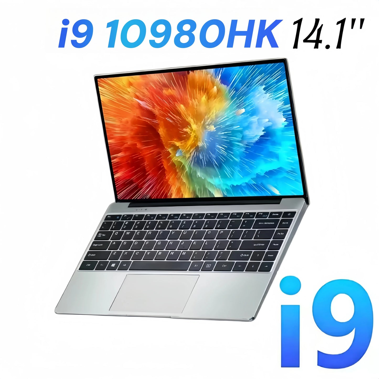 14.1 Inch Business Ultra Portable Laptop I9-9900 I9-10980HK 2026 Win11 DDR4 16GB/32GB RAM 2TB SSD Slim Office Notebook PC