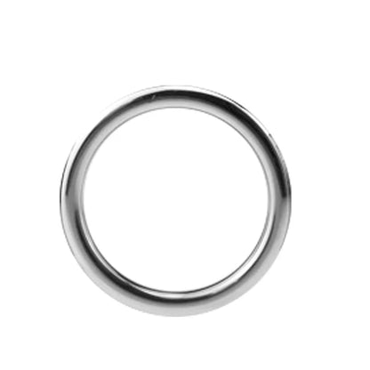 Top Quality Small Large Size Male Penis Ring Lock Stainless Steel Heavy Metal Cock Ring Ball Stretcher Erection Sexy Toy For Man