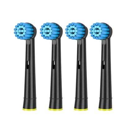 4/8/12/16/20 Pack Sensitive Gum Care Soft Bristle Replacement Brush Heads Compatible with Oral B Braun Electric Toothbrush