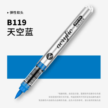 1 PC 120 Colors Acrylic Paint Marker Pens Professional Drawing Pens for Graffiti Manga School Aesthetic Stationery Art Supplies