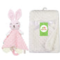 Custom Name Baby Blanket Personalized Baby Shower Gift Soft Minky Dot 2-in-1 Blanket & Lovey Set for Boys Girls