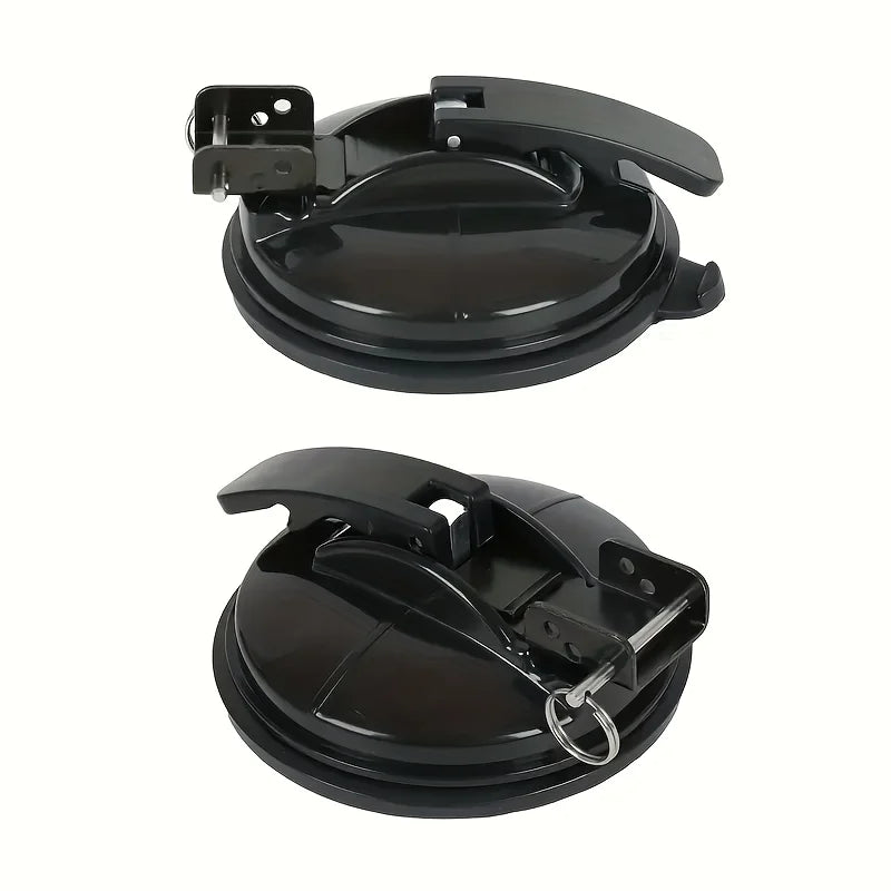 2PCS Durable Heavy-Duty Tent Suction Cup Anchor Black / White For Car Side Awning Tarps Canopy Lock Suction Cup RV Accessories