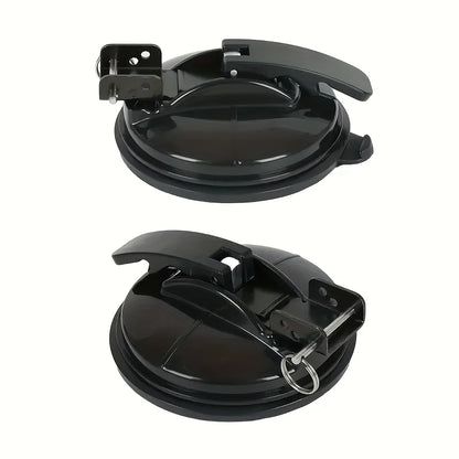 2PCS Durable Heavy-Duty Tent Suction Cup Anchor Black / White For Car Side Awning Tarps Canopy Lock Suction Cup RV Accessories