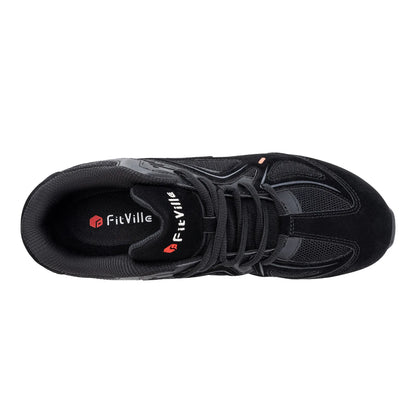 FitVille Men's Extra Wide Orthopedic Walking Shoes, Arch Support Lightweight Non Slip Running Sneakers, Pain Relief Footwear for Flat Feet, Plantar Fasciitis & Severe Heel Pain
