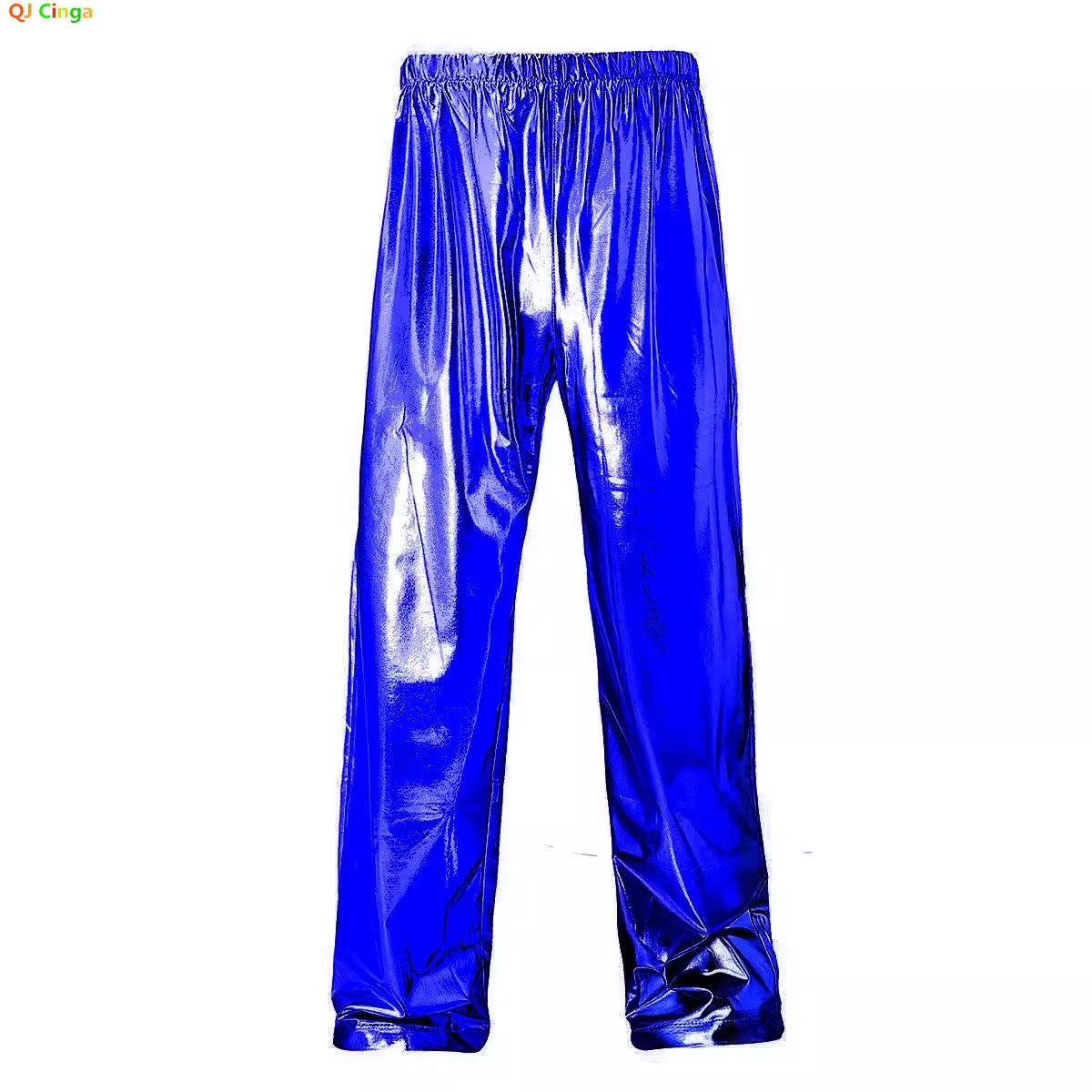 2026 Men's Blue Shiny Trousers, Fashion Casual Pants, Gold Red Green Silver Available, Size S,M,L,XL,XXL,3XL
