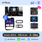 Junsun Wireless CarPlay Android Auto Car Radio for Renault Clio 4 2012- 2017 2 DIN Multimedia Stereo with Built-in Cooling Fan GPS Navigation SWC Bluetooth FM RDS DSP IPS Screen Car Intelligent Systems 4G WiFi 8 Core