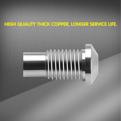 DAIERBUMP 20pcs 3MM Diode LED Light Holder Chrome Brass Prominent Bezel 6mm Dia. Screw Panel Mount