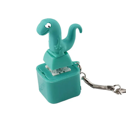 Luminous Sound Lizard Snake Rechargeable Decompression Button Emits Luminous Snake Keychain Press Decompression Sound Pendant