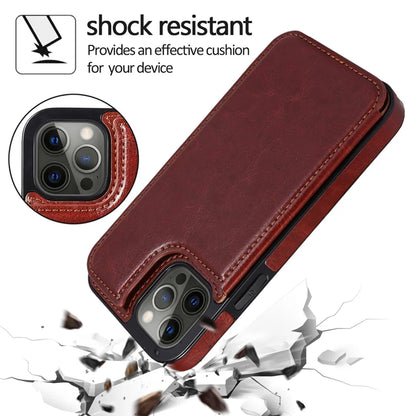 Leather Wallet Case for iPhone 15 14 13 12 11 Pro Max Mini Wallet Case XR X XS Max 8 7 6S 6 Plus SE 2022 2020 Card Holder Flip