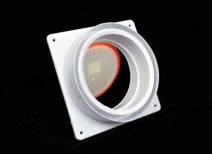 1PCS Bathroom Check Valves Pipe Ventilator Air Valve Backdraft Damper Duct Preventer Backflow Back Draft Damper Home Improvement