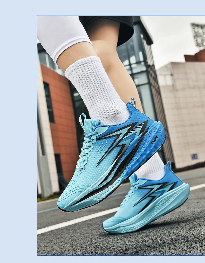 Men Running Shoes Speciality Marathon Sports Shoes Breathable Lightweight Carbon Board Women's Trend Athletic Sneakers Women