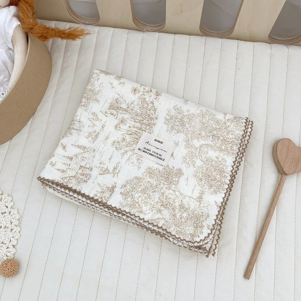 Baby Blanket Floral Soft Cotton Muslin Newborn Swaddle Wrap Receiving Blanket Quick Dry Bath Towel Baby Stroller Cover
