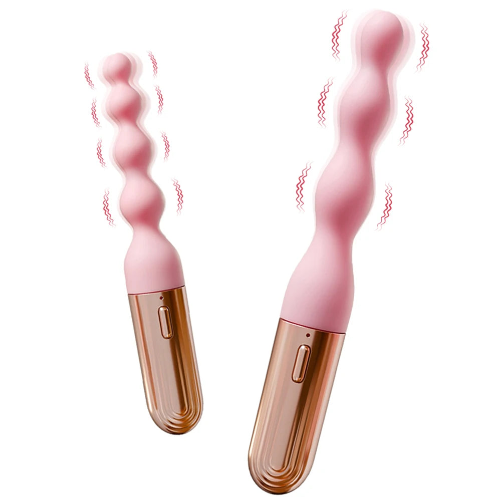 Anal Bead Vibrator For Women Vagina Clitoris Stimulator Vibrating Butt Plugs Male Prostate Massager Anus Sex Toy Couple Sex Toy