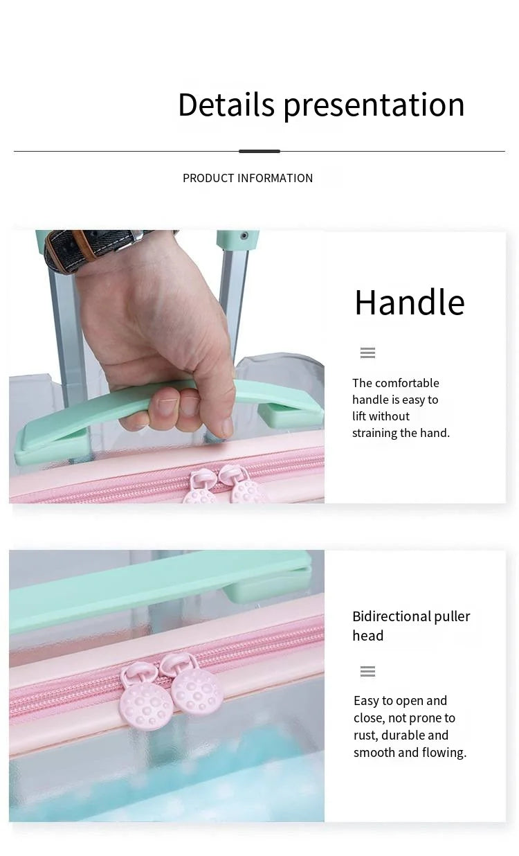 Pet Outdoor Suitcase Portable Car Mounted Double-layer Transparent Breathable Cat and Dog Tour Cat Bag