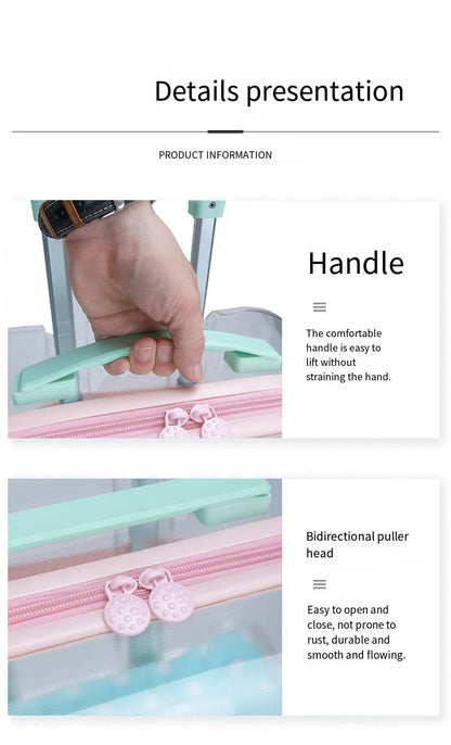 Pet Outdoor Suitcase Portable Car Mounted Double-layer Transparent Breathable Cat and Dog Tour Cat Bag