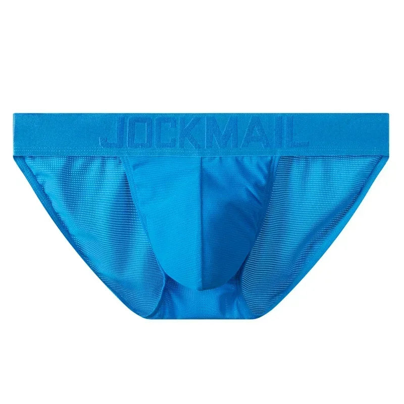 Sexy Man's Underwear Briefs Underpants Nylon Mesh Quick Dry Men's Briefs Bikini Slip Men's Tanga Briefs Nylon  SPANDEX