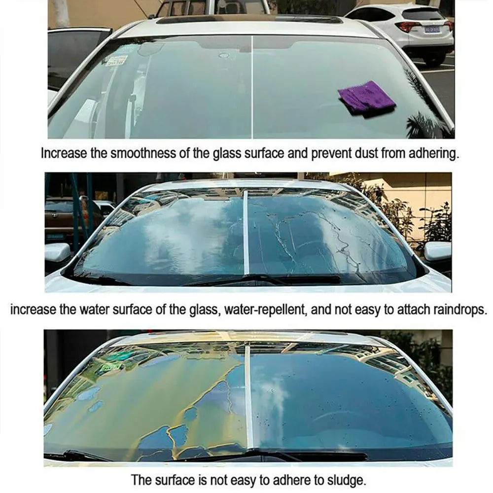 Glass Hydrophobic Coating Spray Rain Repellent Automotive Antirain Clear View Nano Waterproof Agent Car Care Detail S2