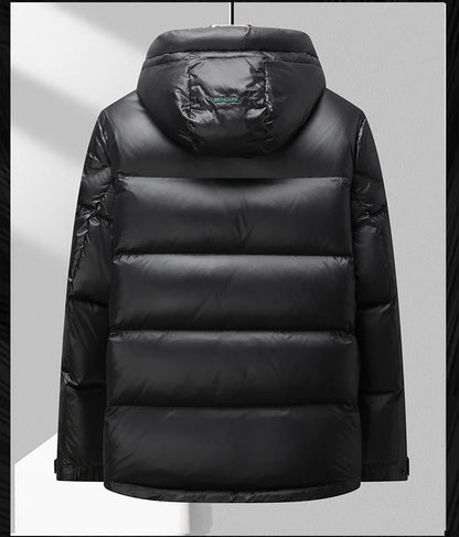 2023 New Gloss Down Jacket Men Plush Winter Warm Jackets Men Windproof light Down Jacket Men 90% Duck Down Coat Male