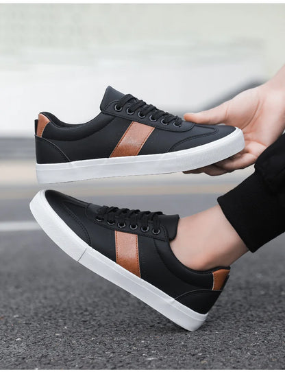 Sneakers Men 2026 Spring Board Shoes Men's Casual Shoes Breathable Student Casual Shoe Low Cut Color Blocked Men's Shoes