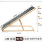 Adjustable Wooden Pet Dog Ramp Comfortable Folding Non-Slip Carpet Surface Foldable Climbing Ladder For Car Bed Pet Carriers