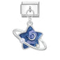 Wholeasle Shiny Zircon Shell Love Heart Devil Eyes Italian Charm Links Fit 9mm Stainless Steel Bracelet Women Jewelry DIY Making