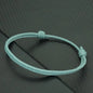 Minimalist Handwoven Rope Bracelet Unisex Sliding Adjustable 4 Styles Chroma 2mm Ethnic Cord Braclet Couple Casual Daily Jewelry