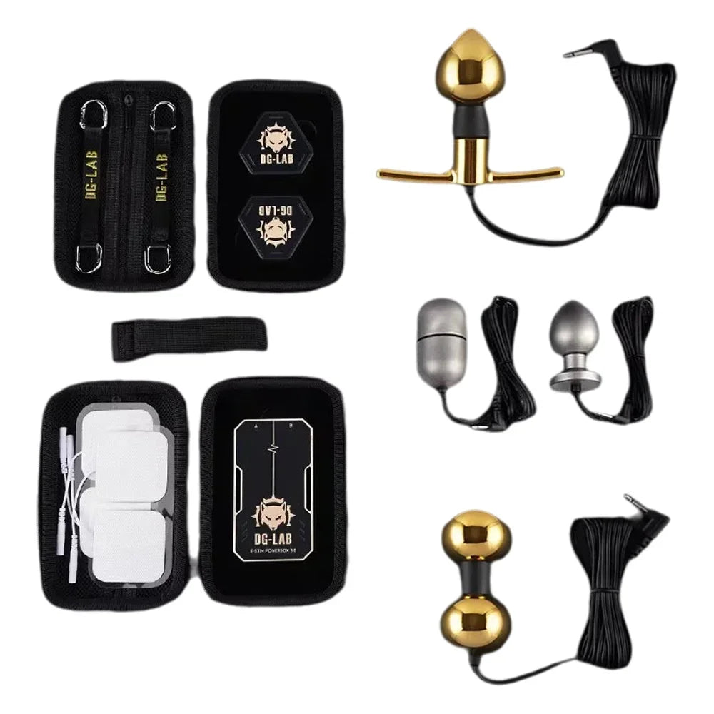 DG-LAB 3.0 E-Stim Power Box "PawPrints" Wireless Button APP Control Electric Shock Medical Themed Sex Electrical Stimulator Toys