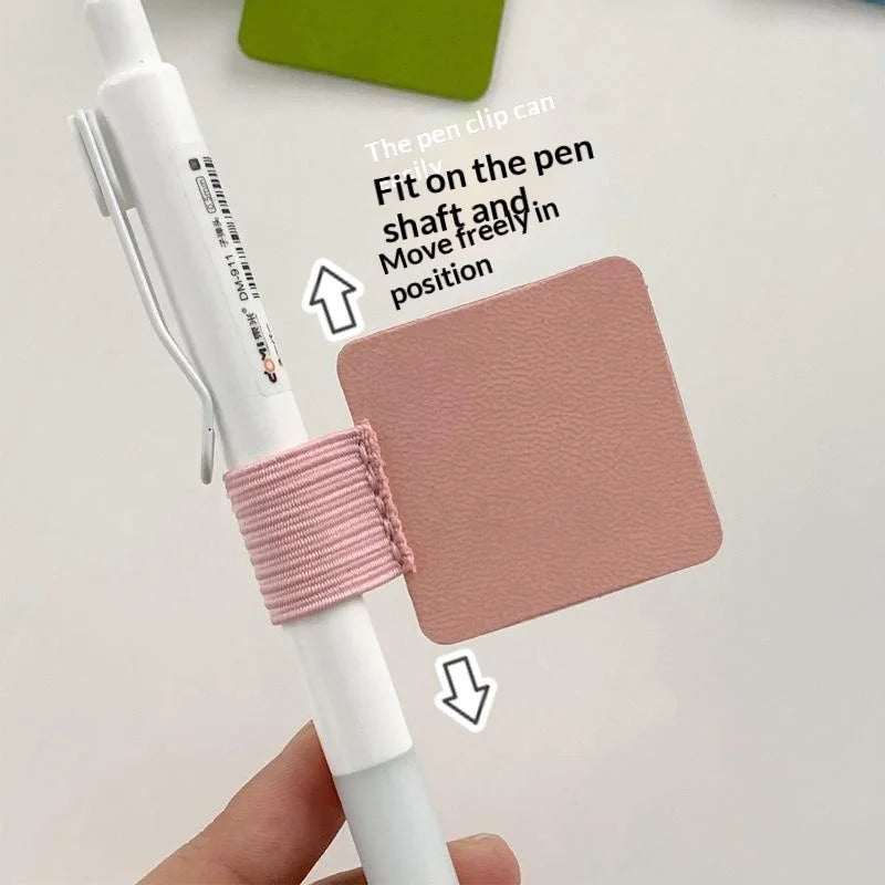 5/10Pcs Self-adhesive Elastic Pen Loop Holder - Pen Clip Accessories for Notebooks Journals Planners Office School Supplies