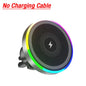 RGB Light Car Magnetic Phone Holder Air Vent Stand Wireless Charger For Magsafe iPhone 16 15 14 13 12 Pro Max Fast Charging Dock
