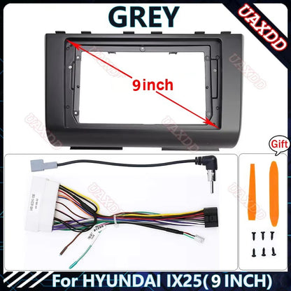 For HYUNDAI IX25 10.1INCH LHD-RHD Car Radio Android Stereo audio screen multimedia video player navigation cables Harness frame