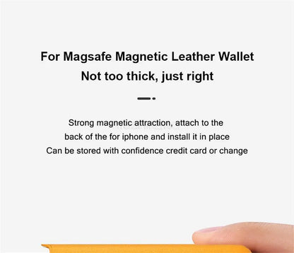 For Magsafe Magnetic Wireless Charging Case For iPhone 15 11 12 13 14 Pro MAX Mini XR XS 7 Plus Leather Wallet Card Holder Cover