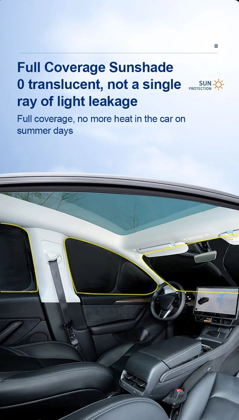For Leapmotor C10 2024 2025 2026 Car Sunshade Curtains Cover Windshield Anti-UV Tool Visors Privacy Shield Part Auto Accessories